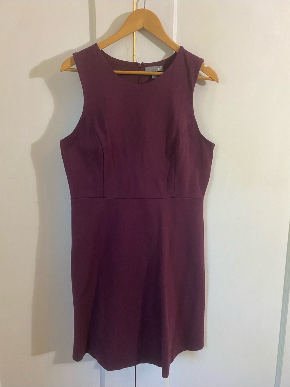 Sears Plum Sleeveless Sheath Dress